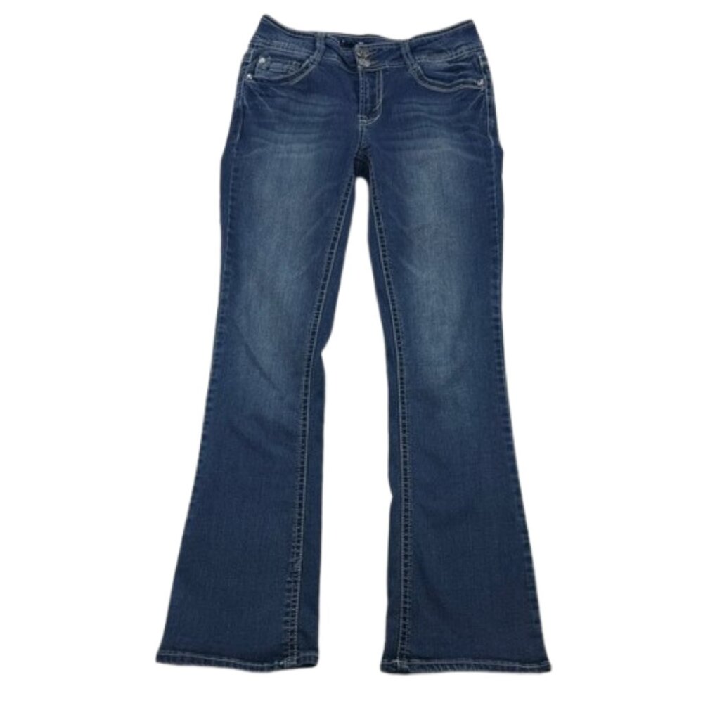 Wallflower Luscious Curvy Fit Bootcut Jeans – Y2K Low Rise – 30” Inseam